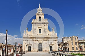 Santa Maria Delle Stelle church in Comiso Sicily, Italy