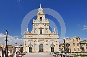 Santa Maria Delle Stelle church in Comiso Sicily, Italy photo