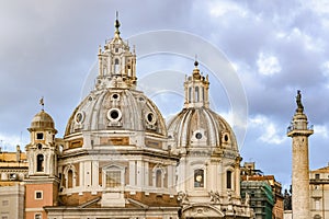 Santa Maria di Loreto Church, Rome, Italy