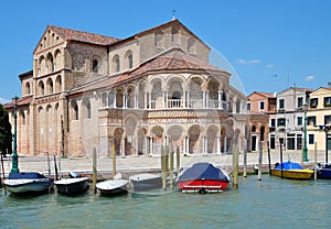 Santa Maria e Donato Basilica,Murano,Lagoon of Venice photo