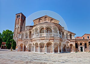 Santa Maria e Donato church Murano, Venice, Italy photo