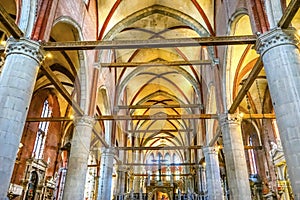 Santa Maria Gloriosa de Frari Church Venice Italy