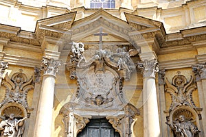 Santa Maria Maddalena Church in Rome, Italy