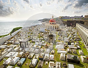 Santa Maria Magdalena de Pazzis Cemetery in San Juan photo