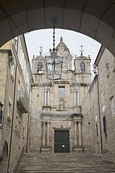 Santa Maria Mayor Church Facade; Orense; Galicia