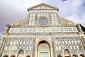 Santa Maria Novella, a church in Florence, Italy photo