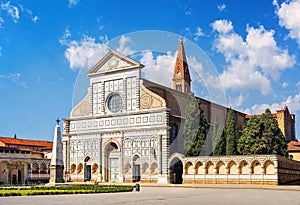 Santa Maria Novella church. Florence, Italy photo