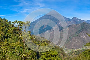 Santa Maria Volcano - Active Volcanoes in the highlands of Guatemala, close to the city of Quetzaltenango - Xela, Guatemala photo