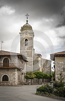 Santa Marina parish church in Rabe de Las Calzadas, Burgos photo