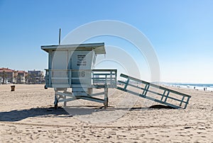 Santa Monica Beach Lifeguard Tower