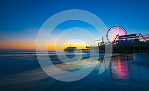 Santa Monica Pier Sunset