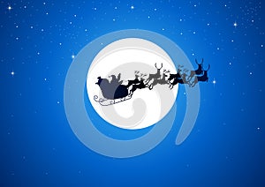 Santa And The Moon