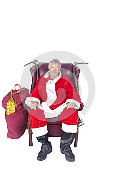 Santa off duty