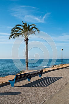 Santa Pola beach promenade