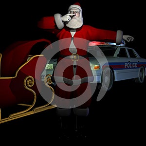 Santa - Pulled Over