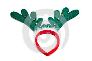 Santa reindeer horns photo
