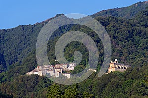 Santa reparata village in corsica mountain