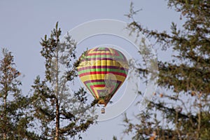 Santa Rosa, California is the largest city in California`s Redwood Empire, Wine Country and the North Bay - air balloon.