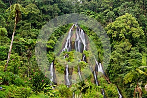 Santa Rosa de Cabal Waterfall Closeup photo