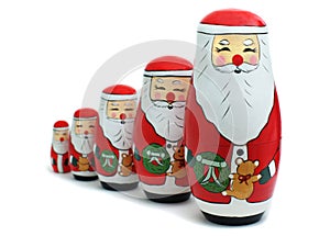 Santa Russian Nesting Dolls