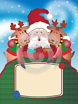 Santa's Christmas Reindeer Helpers