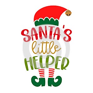 Santa`s little Helper - phrase for Christmas