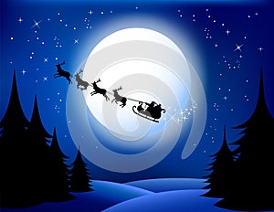 Santa`s sleigh