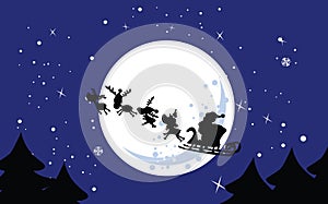 Santa`s sleigh photo