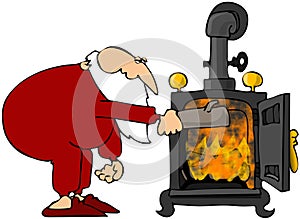 Santa's Wood Stove