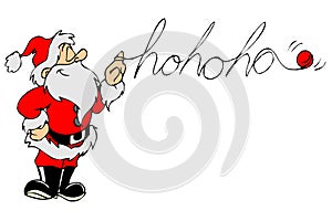 Santa say hohoho