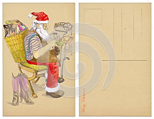 Santa shoemaker