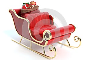 Santa Sleigh with Gifts