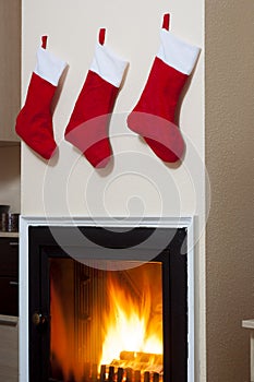 Santa socks photo