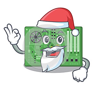 Santa toy motherboard the in a mascot bag