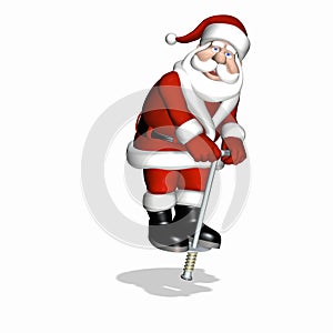 Santa Toy Testing - Pogo Stick