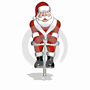 Santa Toy Testing - Pogo Stick