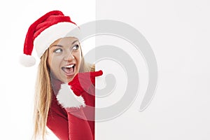 Santa woman