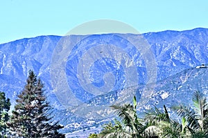 Santa Ynez Mountains passing through Carpinteria California 1