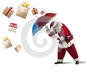 Santaclaus vs gifts photo