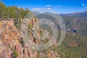 SantaFe National Forest Cliff photo