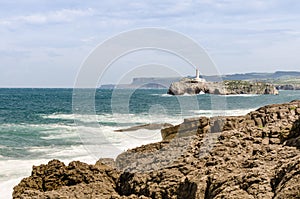 Santander Coastline's Lighthouse.
