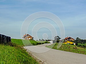 Santander countryside, typical for Cantabria, Spain photo