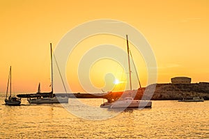 Santandria Tower in Minorca, Spain