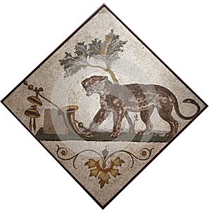 Santangelo - Panther with Dionysian symbols photo