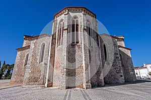 Santarem, Portugal. Apse exterior of the Igreja de Santa Clara Church photo