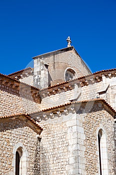 Santarem, Portugal. Close up of the apse and chapels of the Igreja de Santa Clara Church photo