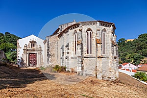 Santarem, Portugal. Gothic apse of the Igreja de Santa Cruz Church