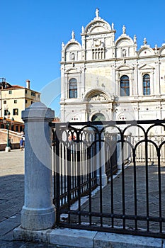 Santi Giovanni e Paolo Square in Venice, Italy