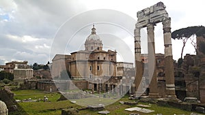 Santi Luca e Martina in Rome Italy