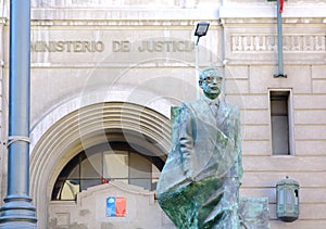 SANTIAGO, CHILE - JUNE 15, 2015: Monument to Salvador Allende